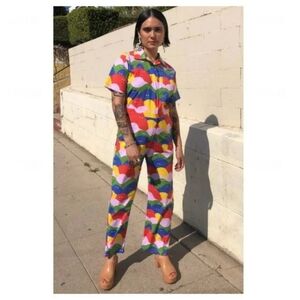 Nooworks Jumpsuit - Rainbow Lumps Coveralls